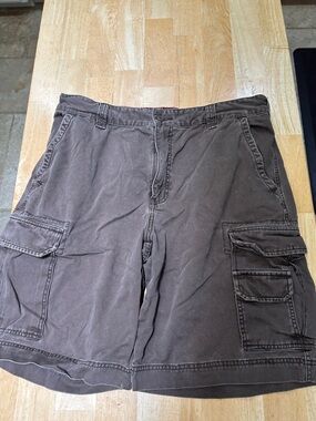 Men's Brown Cargo Shorts
